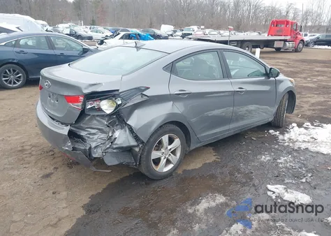 2013 Hyundai Elantra Gls z USA, uszkodzony, nr VIN 5NPDH4AE0DH419812